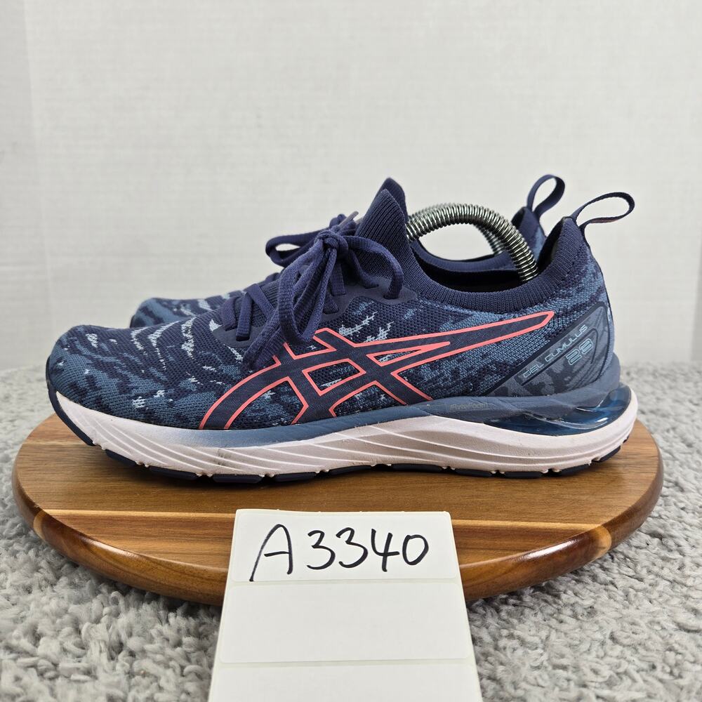 Asics Womens 10 Gel-Cumulus 23 MK Blue Athletic Lace Up Gym Daily Running Shoe